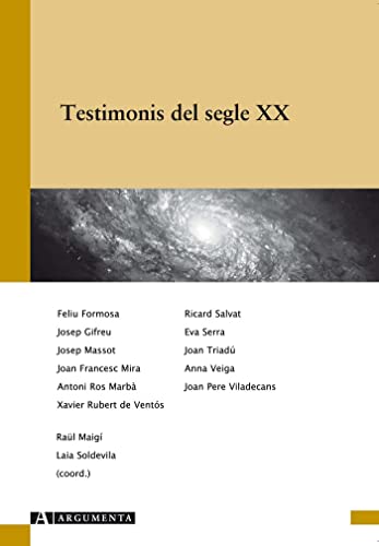Portada de Testimonis del segle XX