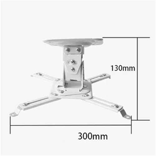 Support mural pour projecteur universel cintre télescopique et fixation plafond compact