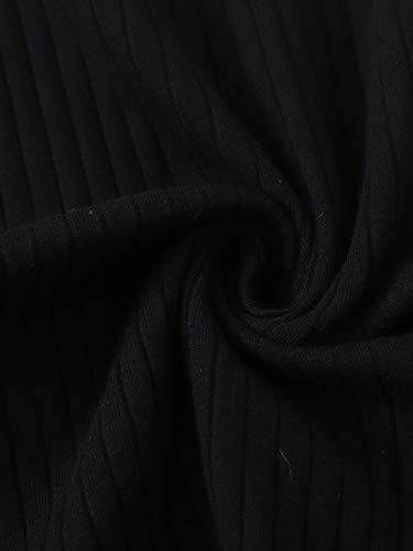 Shein Women's Short Sleeve Pencil Dress Casual Basic Bodycon T Shirt Mini Dresses Black Medium #TOP4