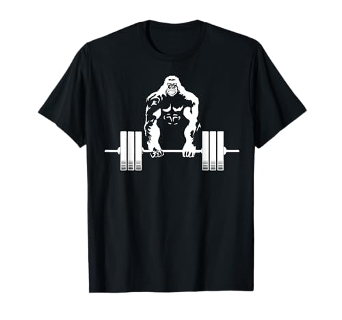 Sollevamento pesi Angry Gorilla - Fitness Gorilla Workout Maglietta