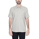 Lino Antony Morato Camicie a Maniche Corte Beige, beige, x_s
