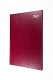 Planificadores anuales Collins Essential - Agenda (A4, vista semanal, 2022), color marrón