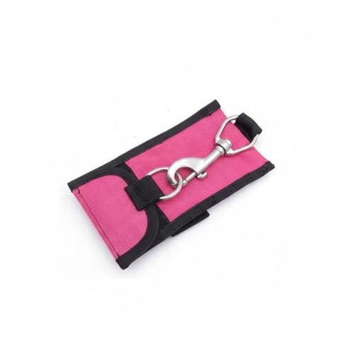 Gilet de plongée rose avec sac étanche et crochet inox