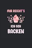  Backen Notizbuch: Backen Geschenk Notizbuch Tagebuch Planer Notizblock 120 karierte Seiten 6x9 Zoll (ca. DIN A5) Geschenkidee