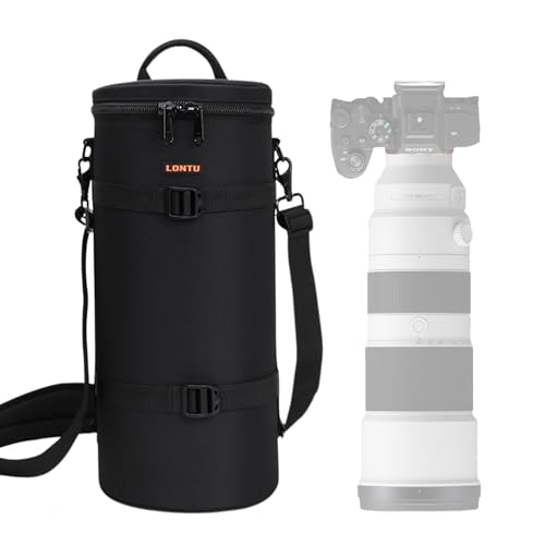 LONTU �J���������Y�o���� �y�ʖh���E�ϖ��� �ʋC���E����~�ߋ@�\ 200-600�ENikon Z180-600/Z600�ESigma/Fujifilm 150-600 +�{�f�B�Ή� ���@�\�����Y�P�[�X �V�����_�[/�����b�N���p ���ϋv�����Y�|�[�` ��