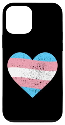 Vintage Transgender heart Flag LGBTQ Transgender Pride �X�}�z�P�[�X iPhone 12 mini �p