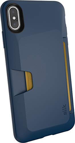 Flash Sale Buy 1 get 1 Smartish iPhone Xs Max Wallet Case - Wallet Slayer Vol. 1 [Slim + Protective] Credit Card Holder for Apple iPhone 10S Max (Silk) - Blues on The Green