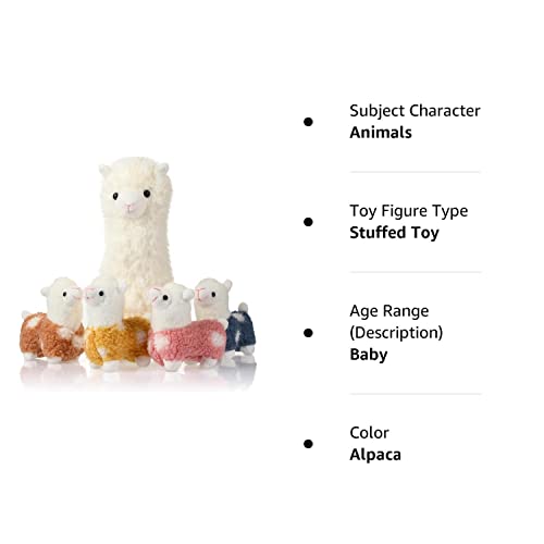 Civaner Llama Plush Set - 11" & 4.7" Stuffed Animals, Cute Alpaca Soft Pillow Dolls, Ideal For Birthdays, Anniversaries, Home Decor #TOP6