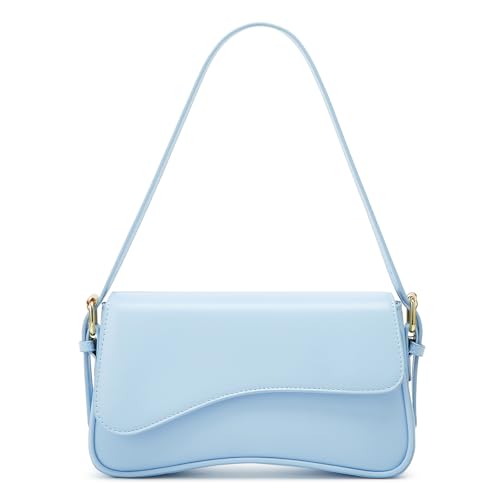 Image of Amszke Shoulder Bag for Women Y2K Crossbody Purse PU Leather Underarm Handbag 2 Adjustable Strap for Daily Commute Travel