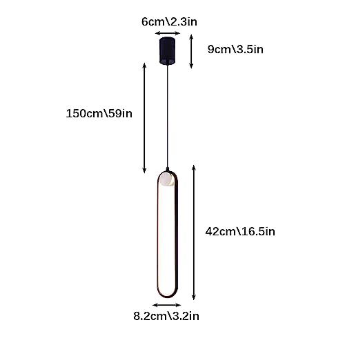 Lustre LED moderne en métal brossé et diffuseur silicone haute performance