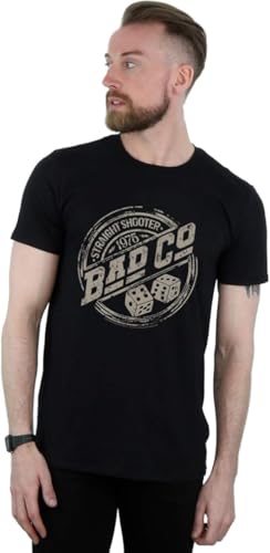 MBXLDGFD Absolute Cult Bad Company Men's Straight Shooter T-Tshirts Camisetas y Tops(Medium)