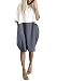 Yissang Women's Loose Patchwork Half Sleeve Casual Long T Shirt Dress Pockets Gray Small