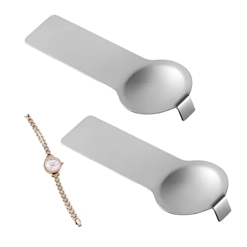 2PCS Nomination Charms Tool,9mm Double-Sided Italian Bracelet Link Helper,Double-Sided Bracelet Opener,Stainless Steel Bracelets Fitting Tool for Adding Links and Removing Bracelets