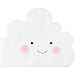 Cocktail Napkins - 50-Pack Disposable Paper Die-Cut Napkin, Cute Puffy Clouds Design, Kids Birthday, Gender Reveal, Baby Shower Party Supplies, 3-Ply, White, Folded 6.3 x 5.1 Inches