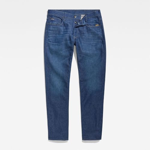 G-Star Raw Men's 3301 Straight Fit Jean in Cyclo Stretch Denim, Blue (Worn in Blue Mine 51001-d503-g110), 30W x 34L3