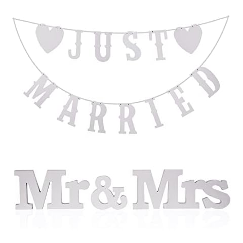 Decoración de Mesa de Boda Mr y Mrs MoonSing Cover