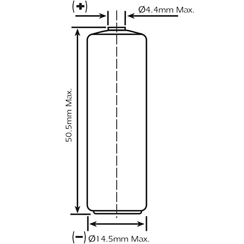 Batería Li-SOCl2 OmniCel ER14505 3.6V 2400mAh AA miniatura 7
