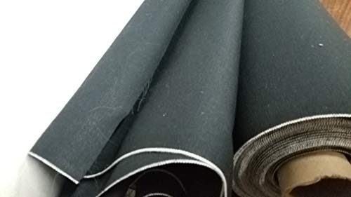 Jett Black Color Cotton dinem Japanese Selvedge Denim, Fabric by The Yard Width: 30 inches