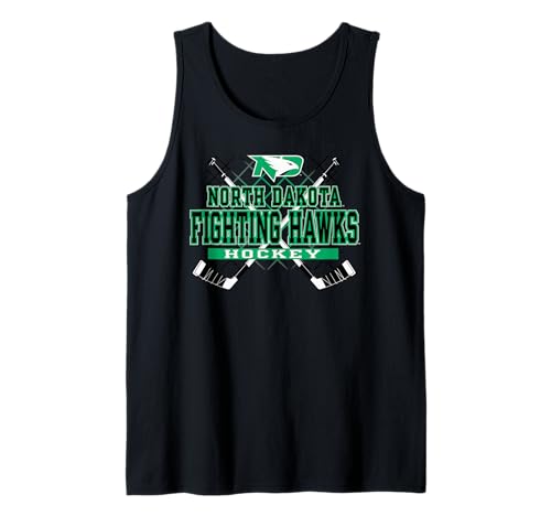 North Dakota Fighting Hawks Hockey Sticks Tank Top