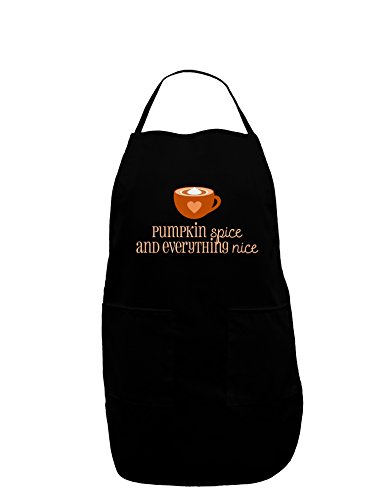 TOOLOUD Pumpkin Spice and Everything Nice Dark Adult Apron - Black - One-Size