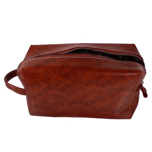 Trousse de toilette vintage pour déplacements professionnels et usage quotidien des hommes