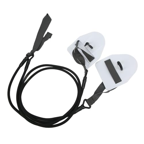 Entrenador de fuerza para brazos de natación en látex blanco miniatura 4
