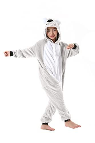 DarkCom Tier Kostüm Onesie Kinder Weihnachten FaschingsKostüm Cosplay Anime Schlafanzu Nachtwäsche Einhorn Rosa