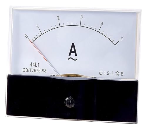 44L1 Pointer Type AC Ammeter 1A2A3A5A10A20A30A50A Analog Current Panel Amp Ammeter Gauge Meter 1.5(3A)
