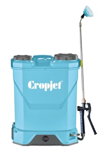 16L Electric Battery Pressure Sprayer – 12V Rechargeable Backpack with LED Display | Stainless Steel Lance | Cordless Knapsack Garden Sprayer for Weed Control & Fertiliser