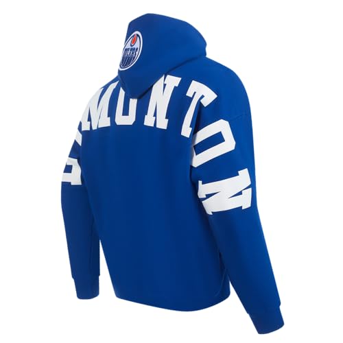 Pro Standard Mens NHL Vancouver Canucks Wingspan Pull Over Hoodie Dodger Blue XL by Pro Standard - Image 2