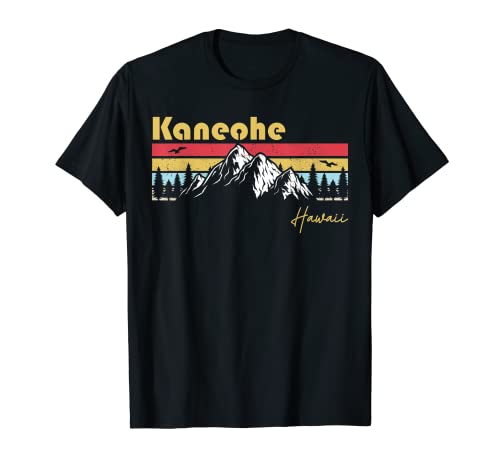 Kaneohe Hawaii Roots ciudad natal Vintage Home State Pride Camiseta