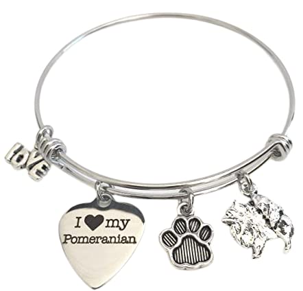 I Love My Pomeranian Bracelet 