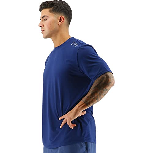 TYR Men's Short Sleeve Sun Protection Performance T-Shirt UPF 50+3