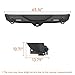 Hooke Road for Jeep JK Different Trail Rear Bumper w/Hitch Receiver & Lights for 2007-2018 Jeep Wrangler JK & Unlimited