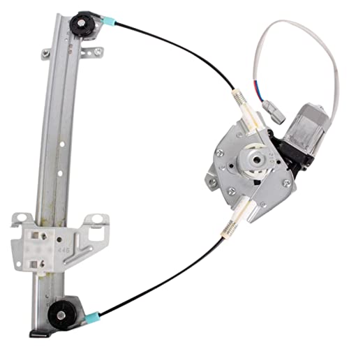 Image of TRQ Rear Right Power Window Regulator & Motor Assembly Passenger Side Compatible with 2001-2005 Honda Civic