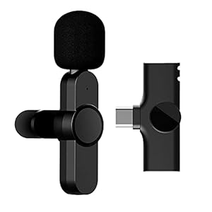 Audio Opname Draadloze Lavalier Microfoon, Automatisch synchroniseert Mic Revers Microfoon voor YouTube Facebook Live…