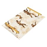 Champ d'application : le plateau pour salle de bain peut être utilisé comme plateau de service, plateau à bijoux, plateau de parfum, plateau de maquillage, plateau de cuisine, plateau à bijoux et même plateau à café. Et mettez-le sur la table comme décoration.