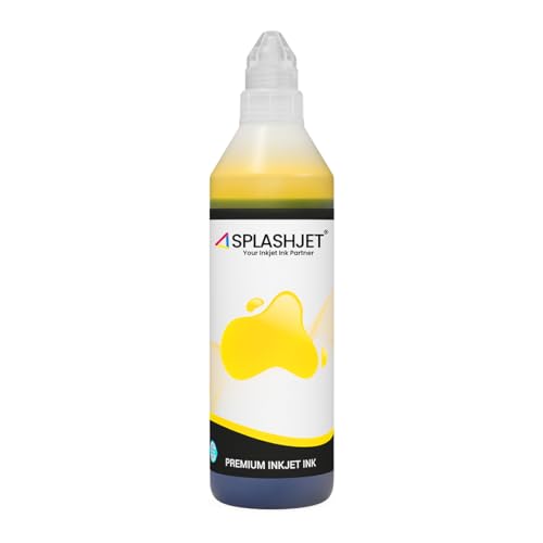 Image of Splashjet GI 790 Compatible Refill Ink for CN Pixma G2010, G2000, G1010, G1000, GM2070, G3010, G3000, G4000, G4010 Printer Ink Bottle for CN Inktank Printer (Yellow x 500gm) - 506005