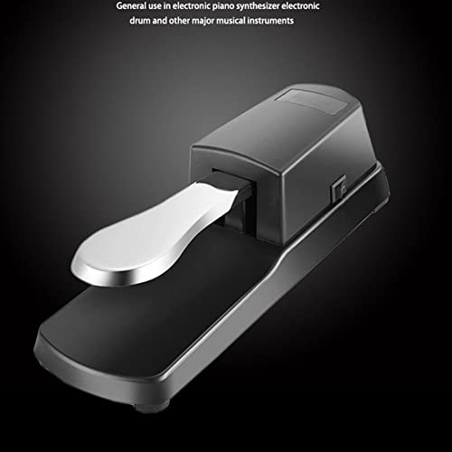 Pedal de Piano Eletrônico, Acabamento Galvanizado Antiderrapante, Resistente à Corrosão, Fácil de Op