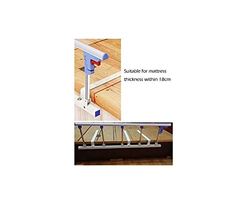 Barandilla de cama plegable con protector lateral anticaídas para discapacitados 5