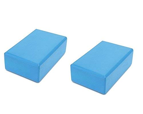 IRIS 2 PCS Yoga Block, EVA Foaming Bricks, High Density Head Block Exercise Fitness Stretching Aid Gym Brick Deepen Poses Improve Strength Flexibility Workout Dance Ballet Starter Kit-image-26