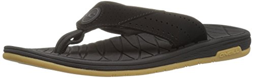 O'NEILL Men's Traveler Sandal Flip-Flop, Black, 8 M US
