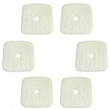NIMTEK 6 Pack Air Filter for Mantis 7222 7222E 7222M 7225 7230 7234 7240 7920 7924 Tiller/Cultivator 2-Cycle Little Wonder Engine SV-4B SV-4BH SV-5C SV-5C/1 SV-5C/2 SV-5Ci SV-5Ci/2 SV-5H/2