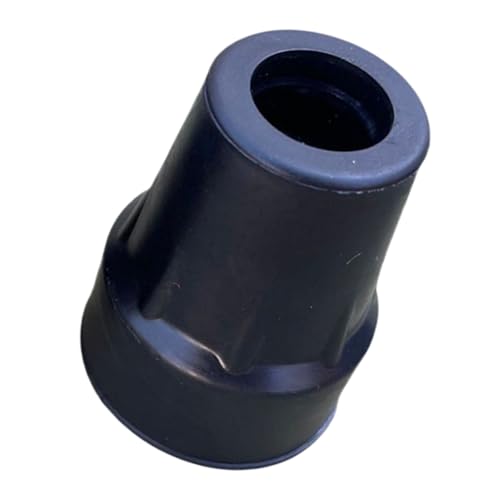 MISUVRSE Cubierta antideslizante para bastones, virola, extremo inferior, 22 mm/19 mm, accesorio para muletas, antideslizante, para senderismo, escalada, camping, senderismo