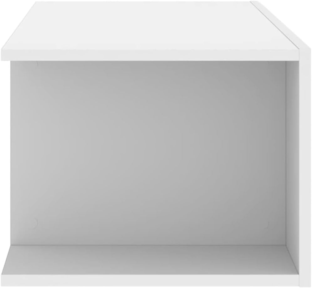 vidaXL TV Cabinet White Engineered Wood Medium TV Cabinet Rectangular