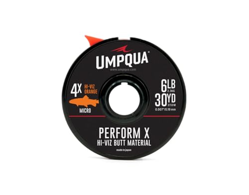 Umpqua Hi-Vis Euro Butt Material, Fl. Pink, 06LB/30YD