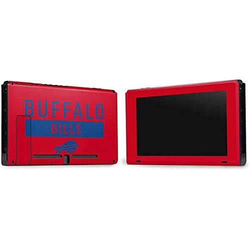 Skinit Decal Gaming Skin Compatible with Nintendo Switch Bundle - Officially Licensed NFL Buffalo Bills Red Performance Series Design