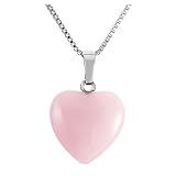 Herz: 20*20*8.5mm, Loch: 8*5mm, Anhänger Gesamtlänge: 30mm; Kette Länge: 20