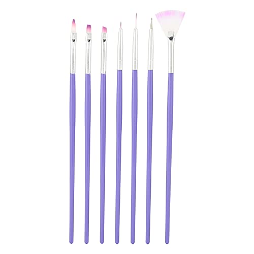 Nail Art Pinsel, Ergonomischer Fester Nagellackpinsel Umweltfreundlich Flexibel für Zuhause für Kunstkreation für… – Bild 7
