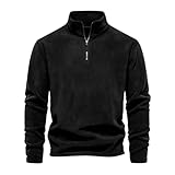 Manguito chimenea 29 OtoñO E Invierno De Los Hombres De Cuello Alto De Media Cremallera De Manga Larga SuéTer De Moda Tendencia Floja VersáTil Tops De Los Hombres